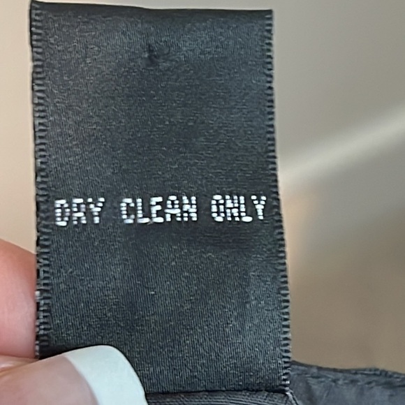 ANNE CARSON LINEN EMBROIDERED MINI SKATER SKIRT BLACK SIZE 4 PETITE - Picture 9 of 9